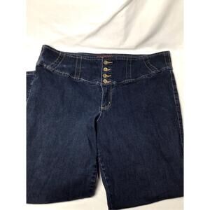 Baby Phat Slim-Cut Dark Wash‎ Cropped Jeans 22